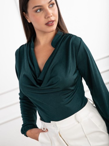 Blusa Lee - Rosee Manga Larga